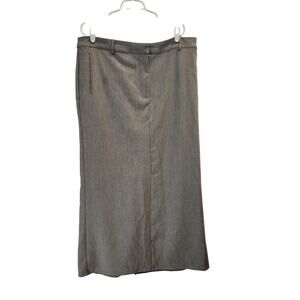 Barneys New York x Forever 21 Straight Pencil Polished Maxi Skirt Gray Size 1X